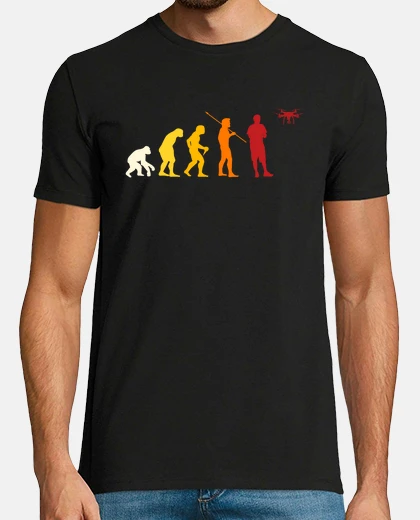 Camiseta evolución piloto drone drone