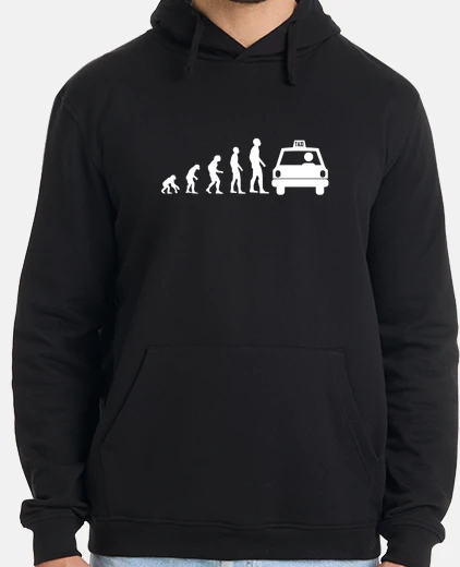 Sudadera evolución taxi humor taxista