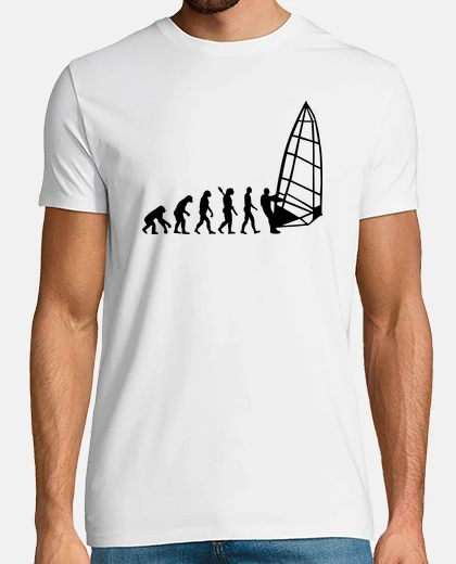 Playera evolución windsurf