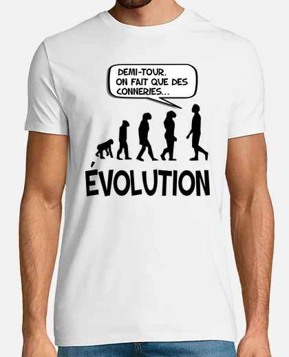 Tee-shirt évolution