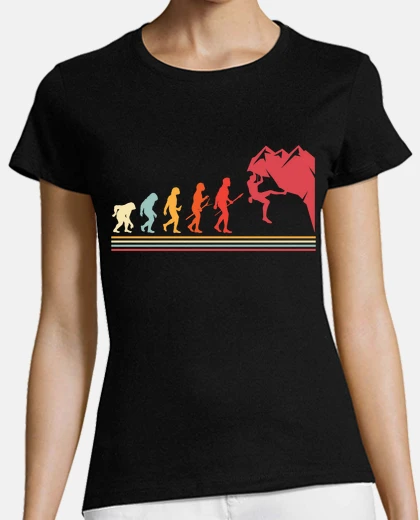 Tee-shirt évolution de l39escalade