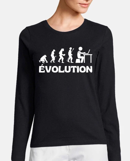 Playera evolution geek evolution darwin gaming