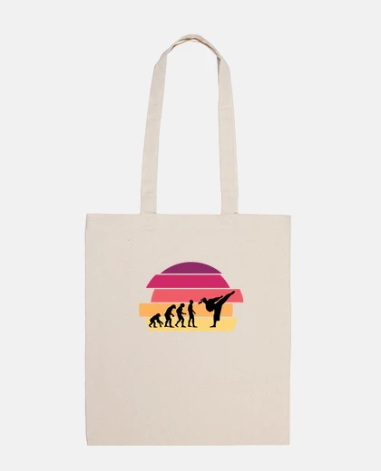 Bag evolution humanity karate woman