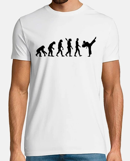 Tee-shirt évolution karate kickboxing