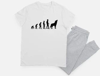 Pyjama evolution loup homme humour drole tostadora