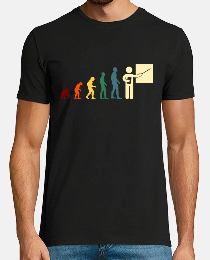 Tee-shirt évolution maître école humour prof