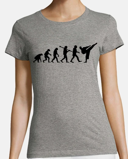 T-shirt evolution martial arts black martial ar