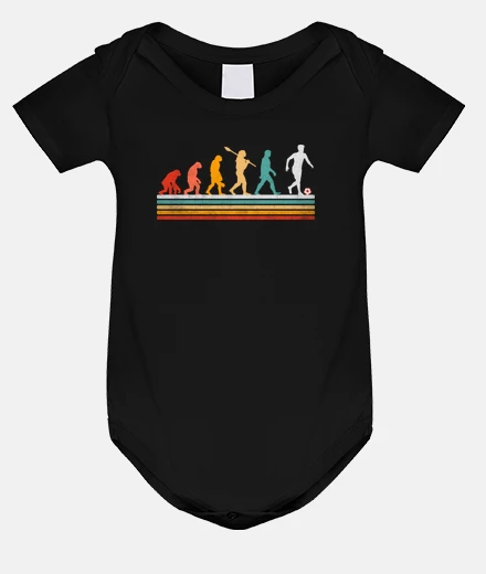 Kids evolution of human beings in retro comi