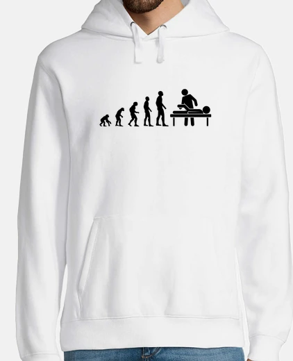 Sudadera evolution physio man humor funny