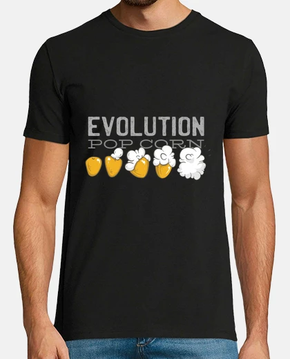 Tee-shirt évolution pop corn