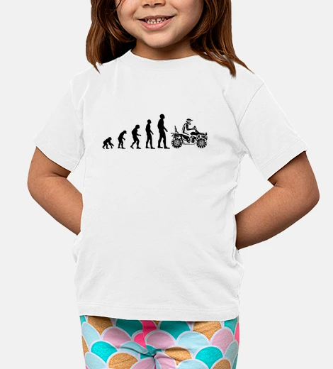 Abbigliamento evolution quad man umorismo divertente