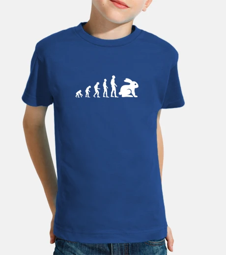 Children's evolution rabbit humor rabbit woman