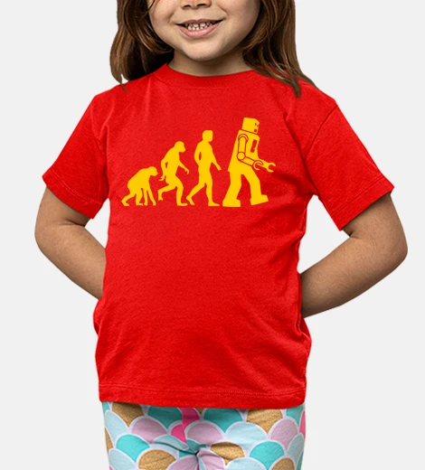 Kids evolution robot big bang theory