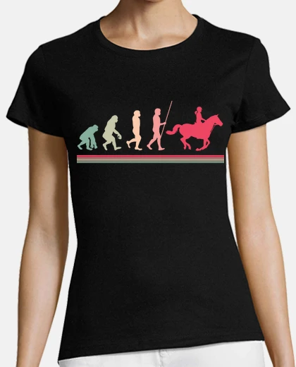 Tee-shirt Evolution singe cavaliere anniversaire