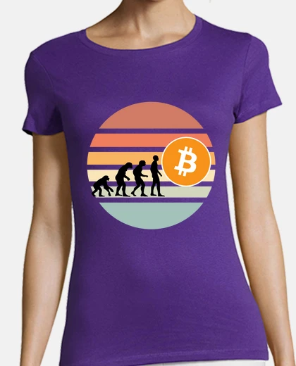 Tee-shirt Evolution vers Bitcoin