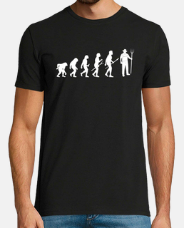 Évolution agriculteur t-shirt homme