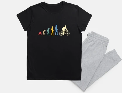 evolution cyclist man humor bicycle