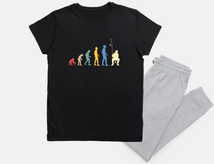 evolution fisherman humor funny fishing