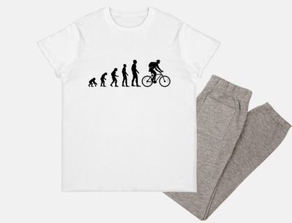 evolution mountain bike man humor mount