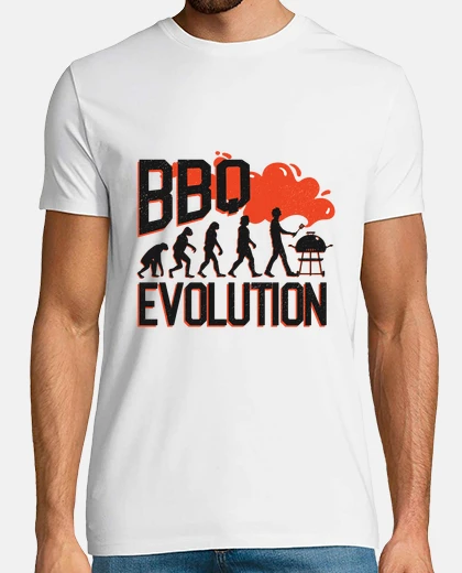 T-shirt evoluzione barbecue salsa barbecue