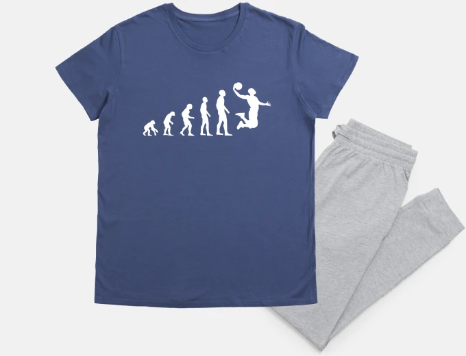 Pigiama evoluzione basket uomo umorismo