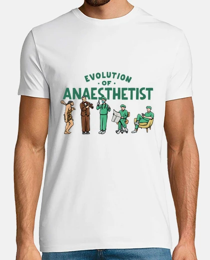 T-shirt evoluzione del design anestesista per a