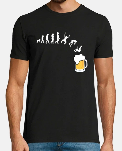 T-shirt evoluzione della birra