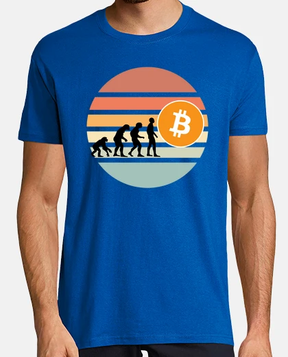 T-shirt evoluzione in bitcoin