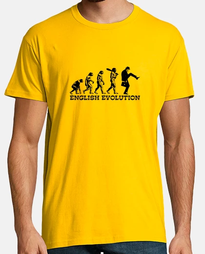 T-shirt evoluzione inglese