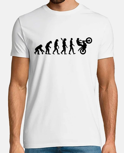 T-shirt evoluzione motocross