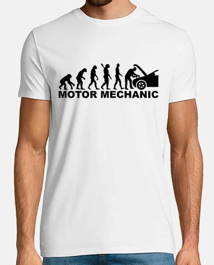 T-shirt evoluzione motore meccanico