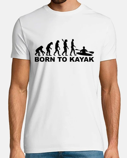 T-shirt evoluzione nato per kayak