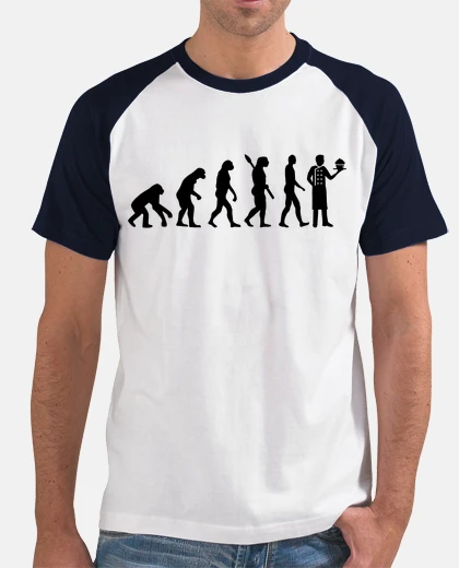 T-shirt evoluzione pasticcere