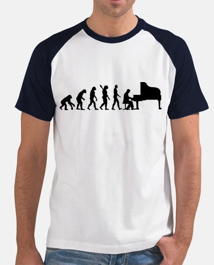 T-shirt evoluzione pianoforte a coda