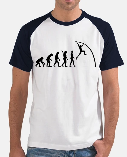 T-shirt evoluzione salto con l'asta