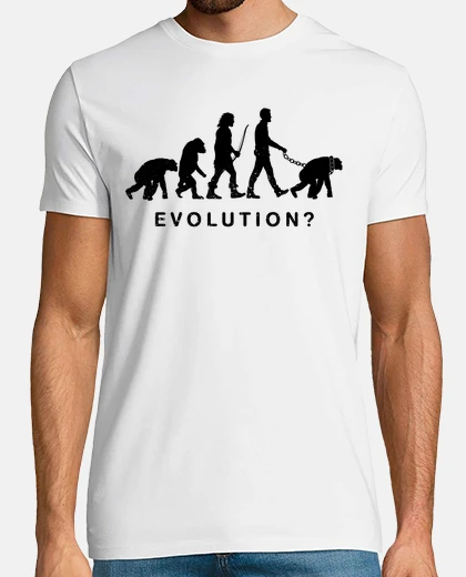 T-shirt evoluzione triste