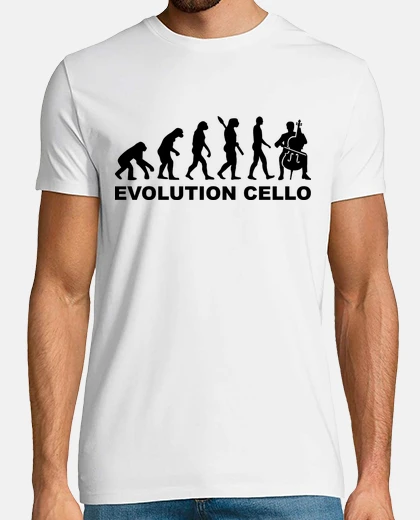 T-shirt evoluzione violoncello