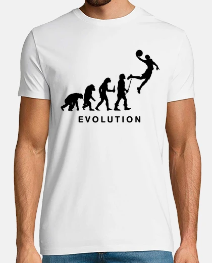 T-shirt evoluzioni del basket
