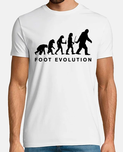 T-shirt evoluzioni del bigfoot