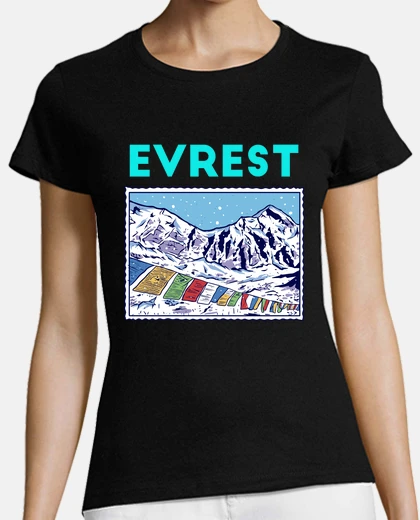 Tee-shirt Evrest à personnaliser en dessous, projet , prénom, équipe, date , 