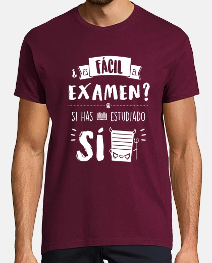 Camiseta Examen