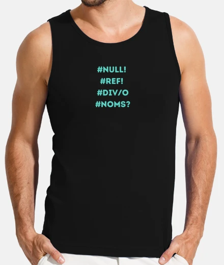 T-shirt excel formulas error
