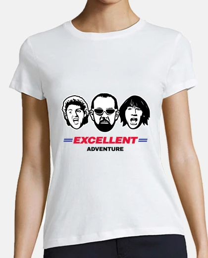 Tee-shirt excellente aventure t-shirt / facture et ted / femmes