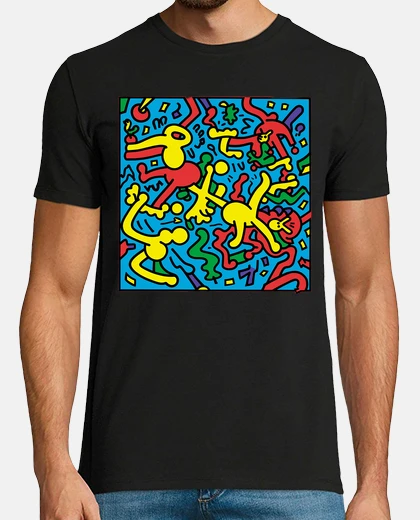 Tee-shirt exp les ion couleurs style ha ring