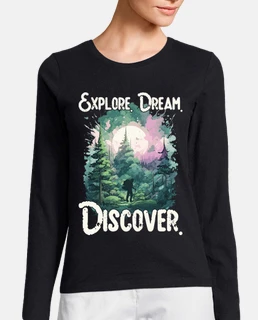 explore dream discover hiking forest