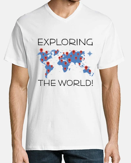Tee-shirt explorer le monde!