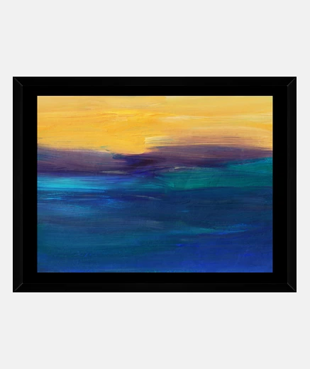 Cuadro expresionismo abstracto, pintura, mujer, niña, artista,