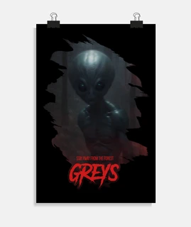 extraterrestre gris - restez loin les b