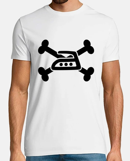 Camiseta Extreme ironing skull