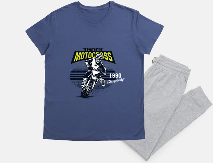 Pajama extreme motocross 1990 - motorcycle fan